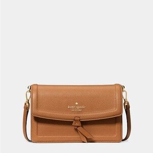 ♠️kate spade Knott Mini Crossbody Bag, Bungalow Brown NWT
